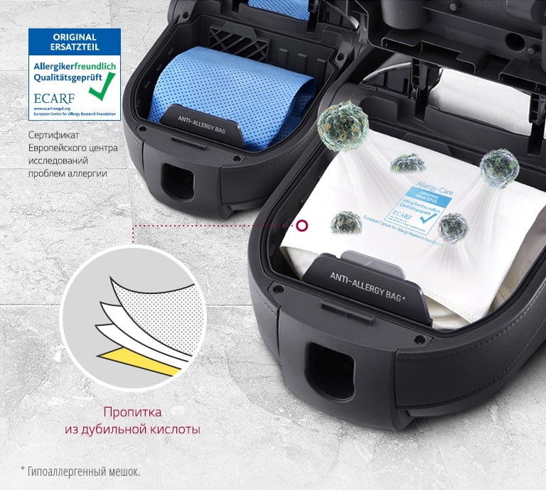 Гигиеничный мешок для сбора пыли2