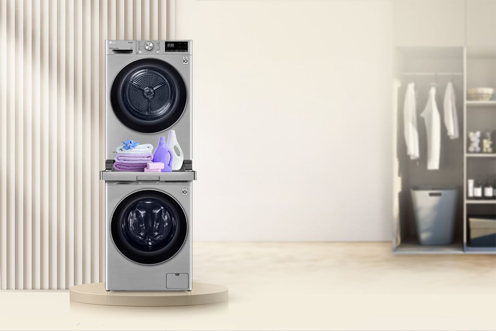 Комплект для монтажа сушильной машины DK1W - купить | LG RU