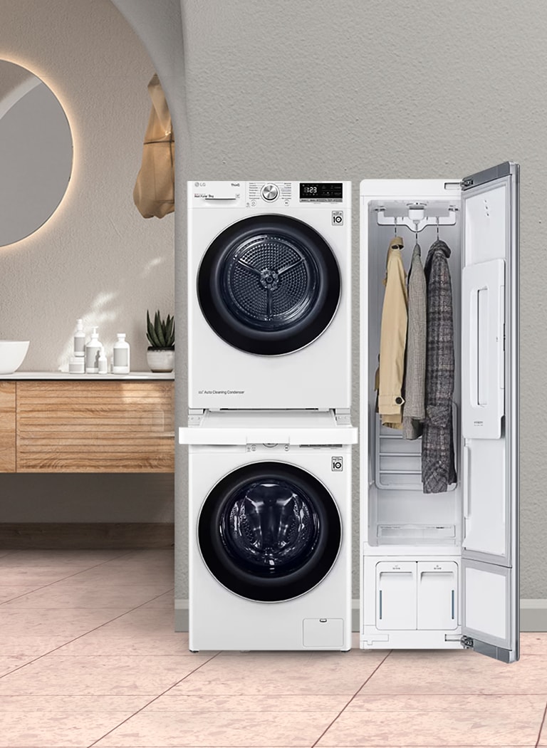 Комплект для монтажа сушильной машины DK1W - купить | LG RU