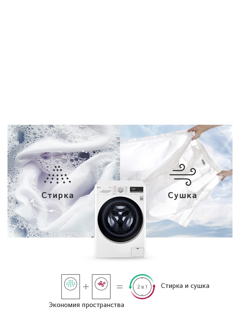 Стирка и сушка в одном корпусе