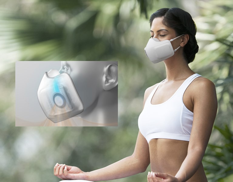 Purifier mask air lg Wearable Air