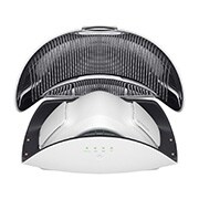 LG Футляр для хранения и зарядки индивидуального очистителя LG Puricare™, Открытый вид спереди футляра с носимым очистителем воздуха, PWKAUW01, thumbnail 2