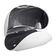 LG Футляр для хранения и зарядки индивидуального очистителя LG Puricare™, Левая сторона открытый вид корпуса, PWKAUW01, thumbnail 6