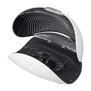 LG Футляр для хранения и зарядки индивидуального очистителя LG Puricare™, Открытый вид с правой стороны футляра с очками, PWKAUW01, thumbnail 12