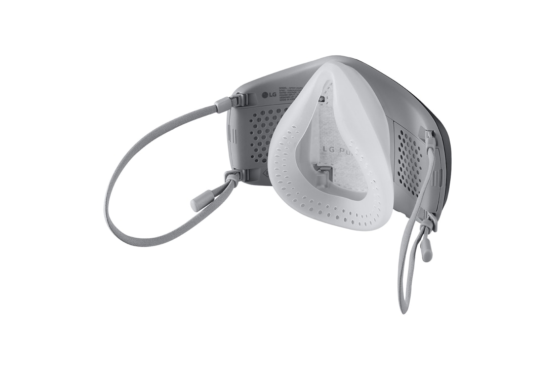 LG Puricare™ очиститель воздуха для ношения на лице AP551ABFA | HEPA, сзади справа вид сверху, AP551ABFA, thumbnail 3