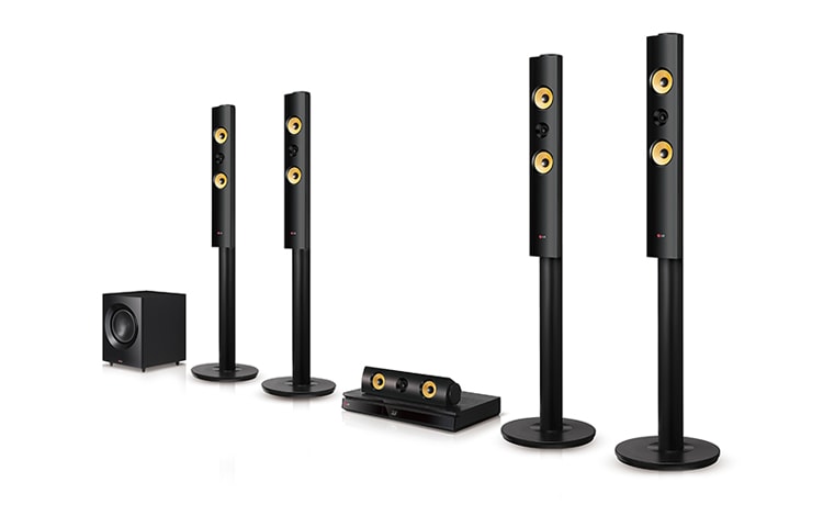 LG Blu-ray 3D домашний кинотеатр с диффузорами из арамидного волокна и преобразованием до Ultra HD, BH7540T, thumbnail 1