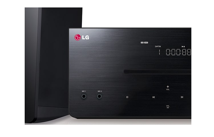 LG Домашняя микросистема DVD c караоке, диффузорами из арамидного волокна и сенсорной панелью управления мощностью 160 Вт, DM2630K, thumbnail 3