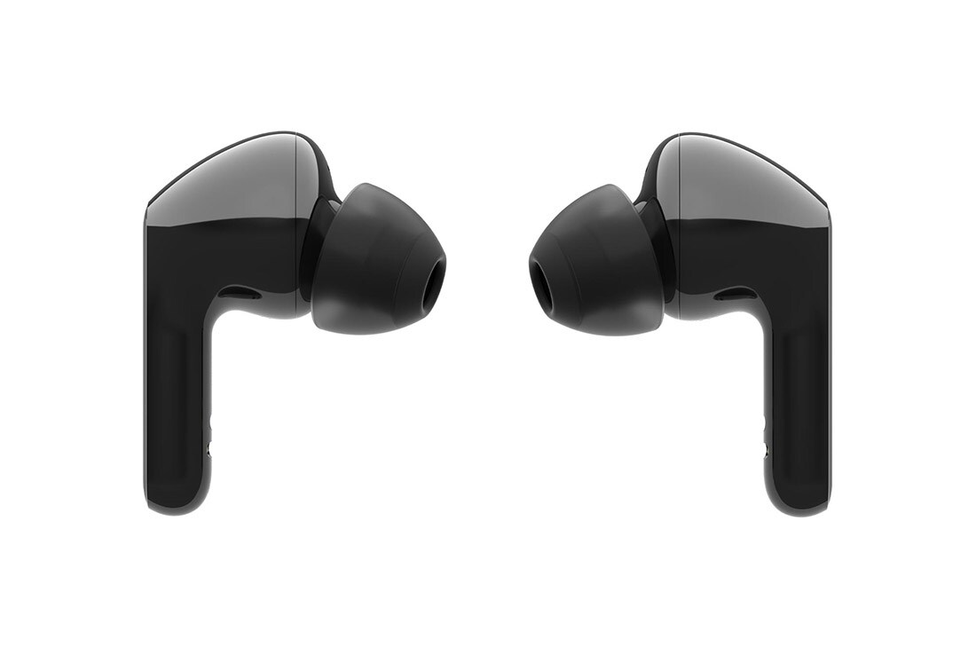 LG Беспроводные наушники LG HBS-FN4 | чёрные, A front view of two earbuds' tips facing each other, HBS-FN4, thumbnail 8