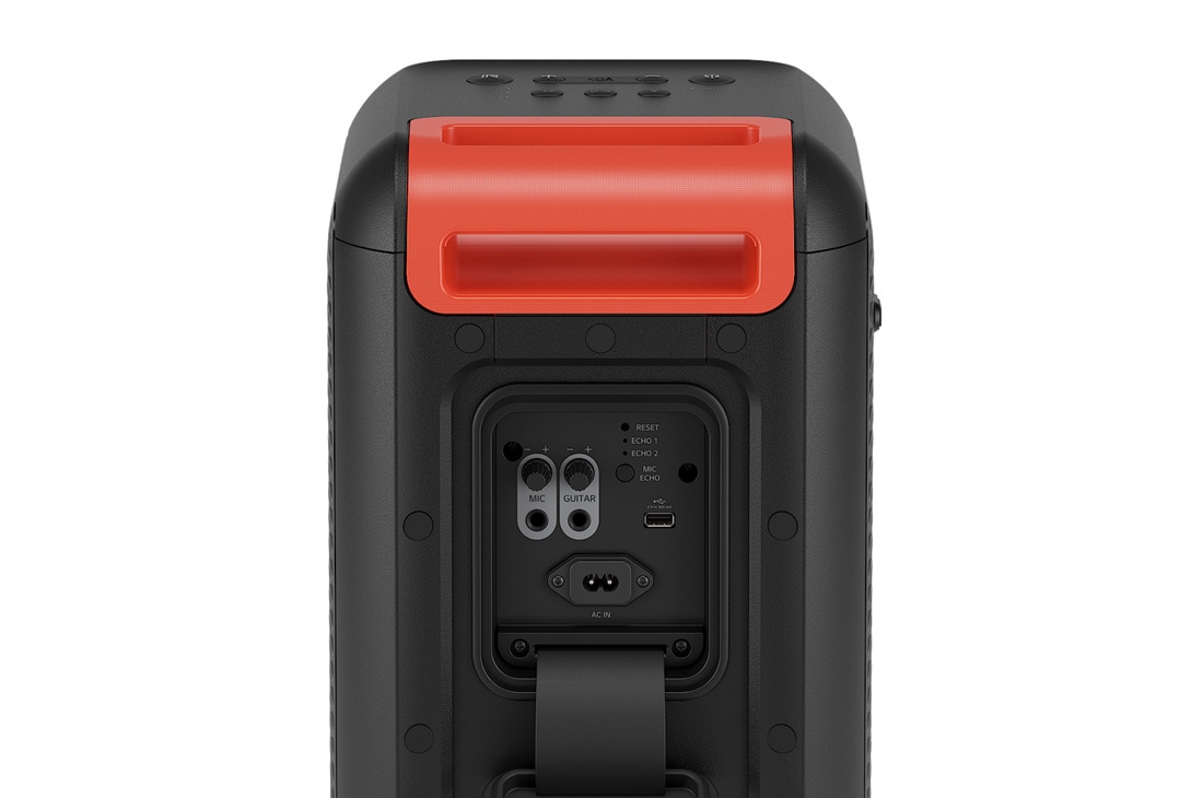 LG Портативная колонка LG XBOOM XL5S | До 12 часов, Вид сзади крупным планом с демонстрацией панели управления., XL5S, thumbnail 10