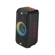 LG Портативная колонка LG XBOOM XL5S | До 12 часов, Выдвинутая вперед правая сторона с включенной подсветкой и логотипом XBOOM., XL5S, thumbnail 2