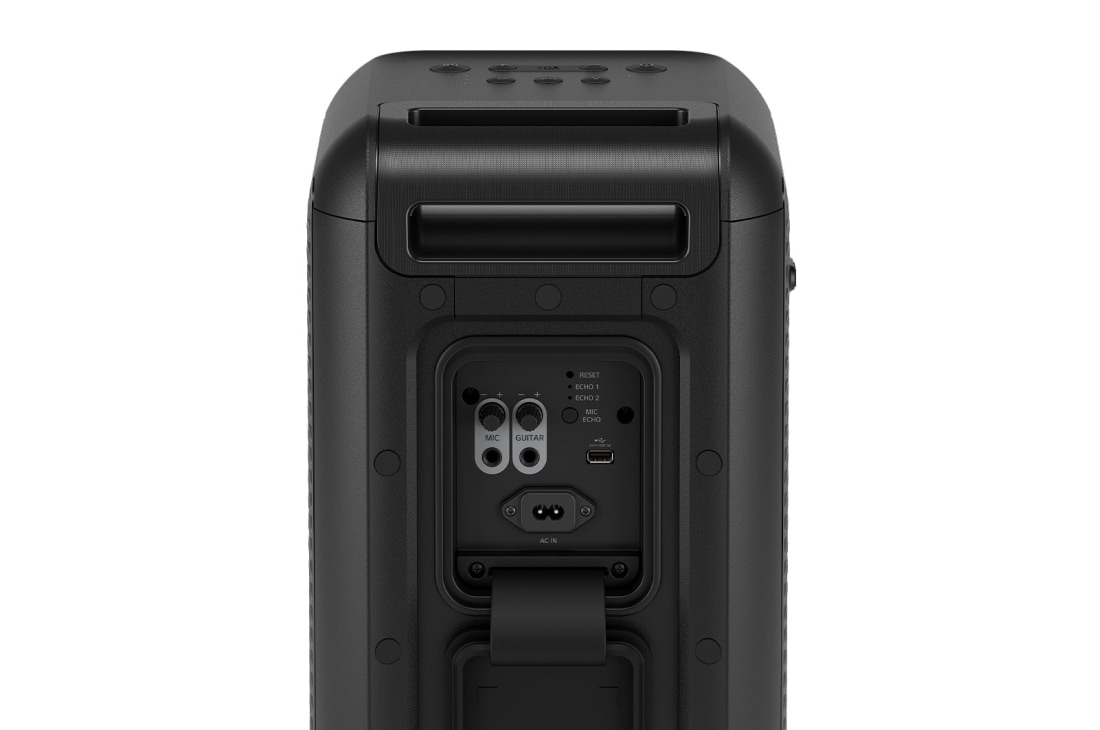 LG XBOOM  XL5T, Крупный план задней части. На ней панель управления., XL5T, thumbnail 10