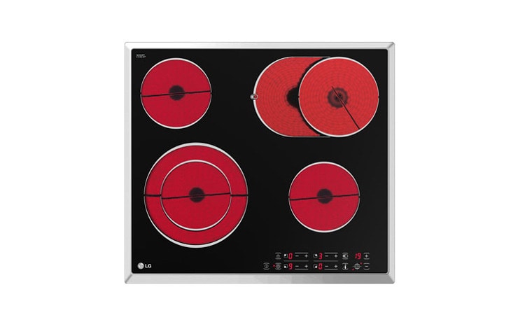LG Варочная зона с конфорками разной площади, включающая одну двойную конфорку и одну конфорку с зоной расширения., KA60520S, thumbnail 1