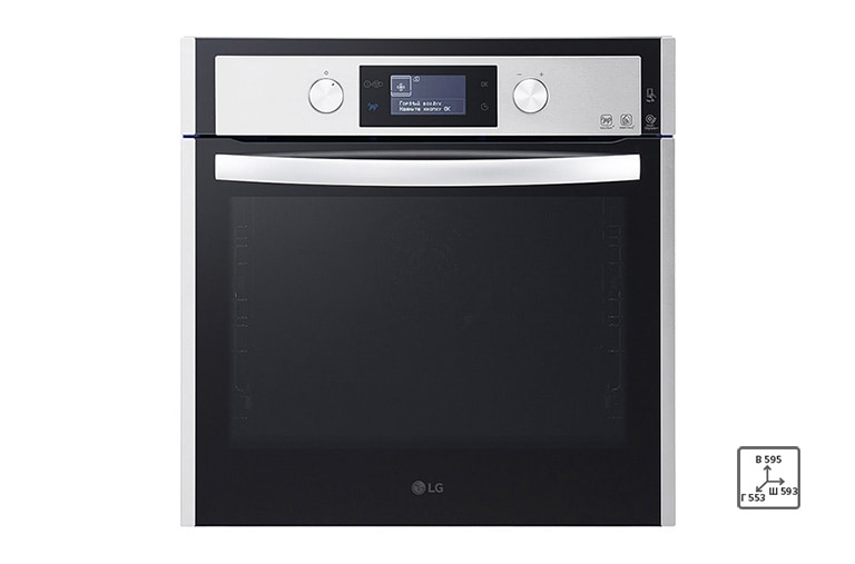 LG Встраиваемый духовой шкаф LG LB645E479T1 | Объем 67 л | 11 режимов | Легкоочищаемое покрытие EasyClean | LED дисплей, LB645E479T1, thumbnail 1