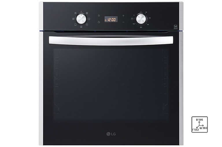 LG Встраиваемый духовой шкаф LG LB645E129T1 | Объем 67 л | Легкоочищаемое покрытие EasyClean | Панель из нержавеющей стали, LB645E129T1, thumbnail 1