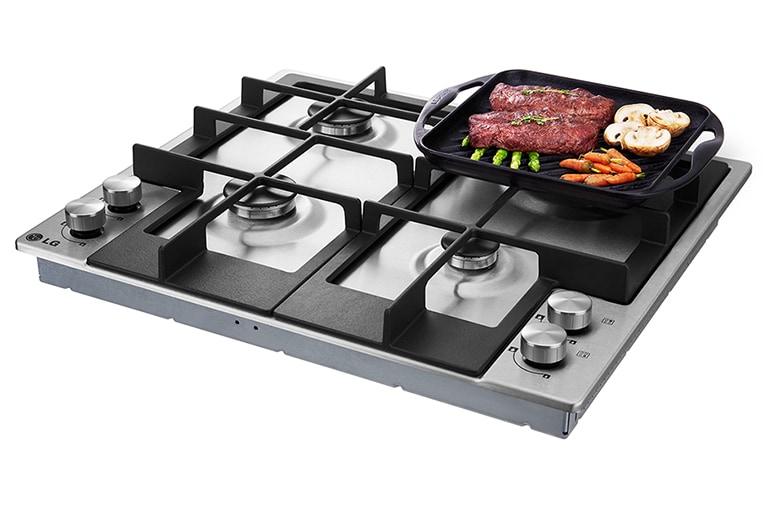LG Встраиваемые газовые панели со стильным дизайном и удобным передним управлением, HVW6442AG, thumbnail 7