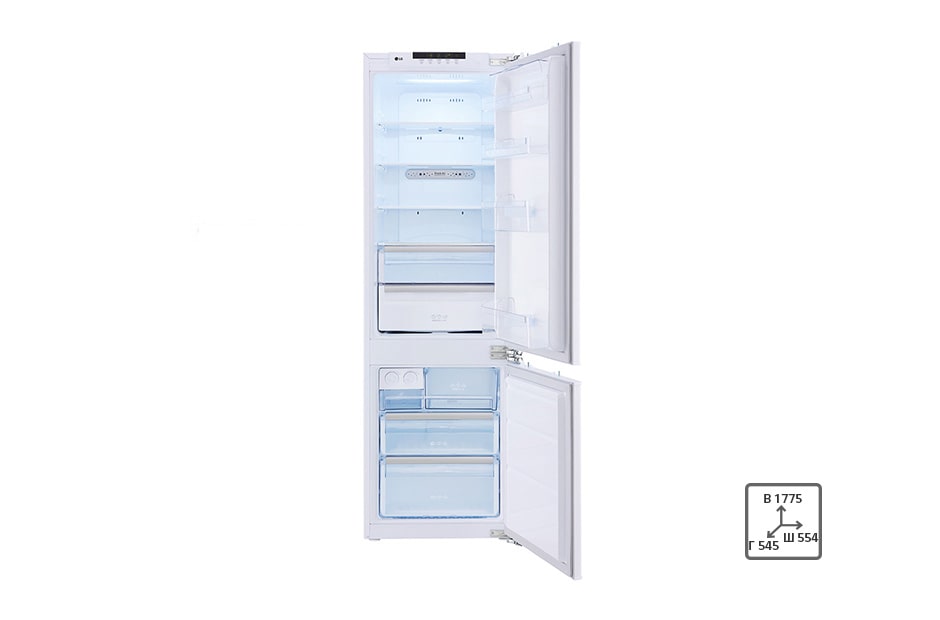 LG Встраиваемый холодильник LG c системой Total No Frost, GR-N309LLB