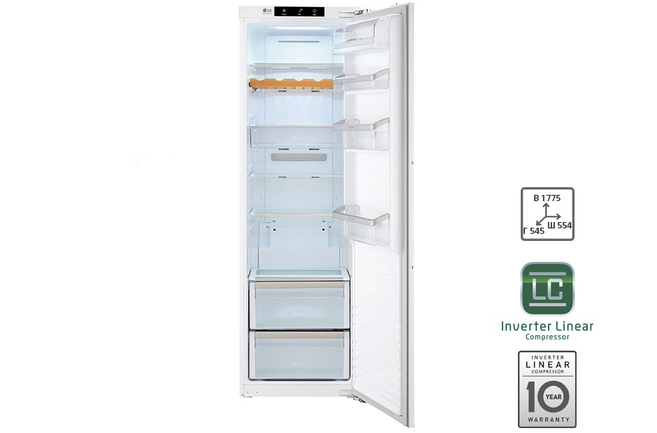 LG Встраиваемый однокамерный холодильник LG, GR-N281HLQ