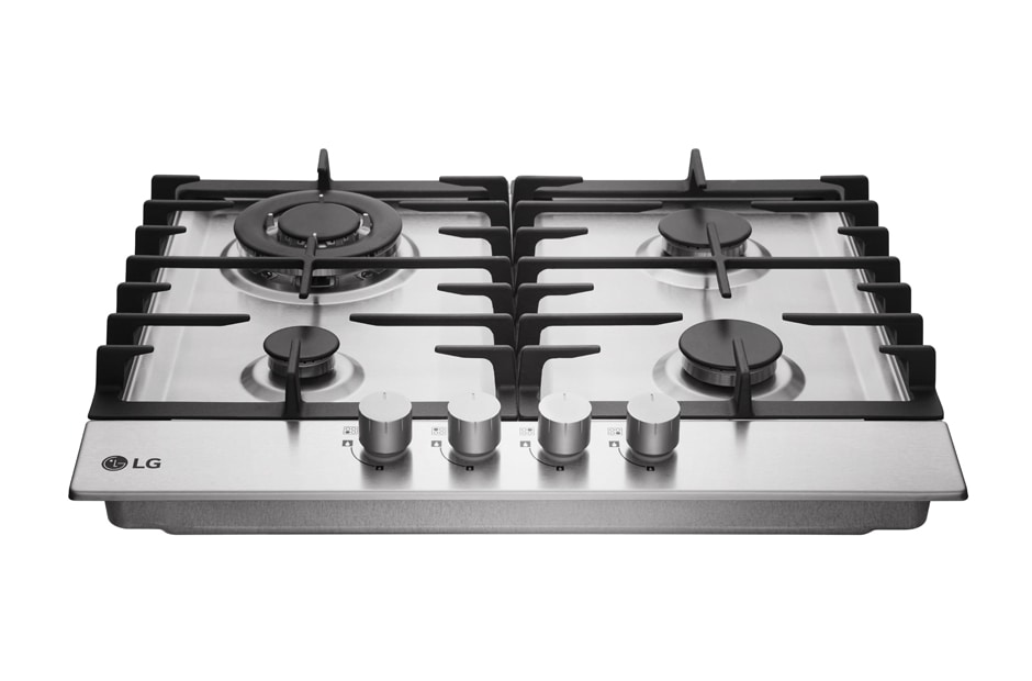 LG Встраиваемая газовая панель LG HU641DAG | 590 x 90 x 510 мм | 4 конфорки | Конфорка с двойным пламенем, HU641DAG, thumbnail 2