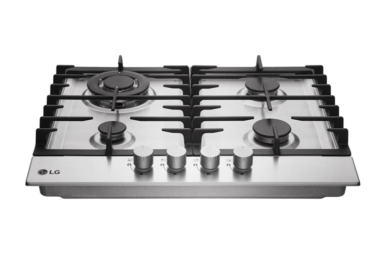 LG Встраиваемая газовая панель LG HU641DAG | 590 x 90 x 510 мм | 4 конфорки | Конфорка с двойным пламенем, HU641DAG, thumbnail 2