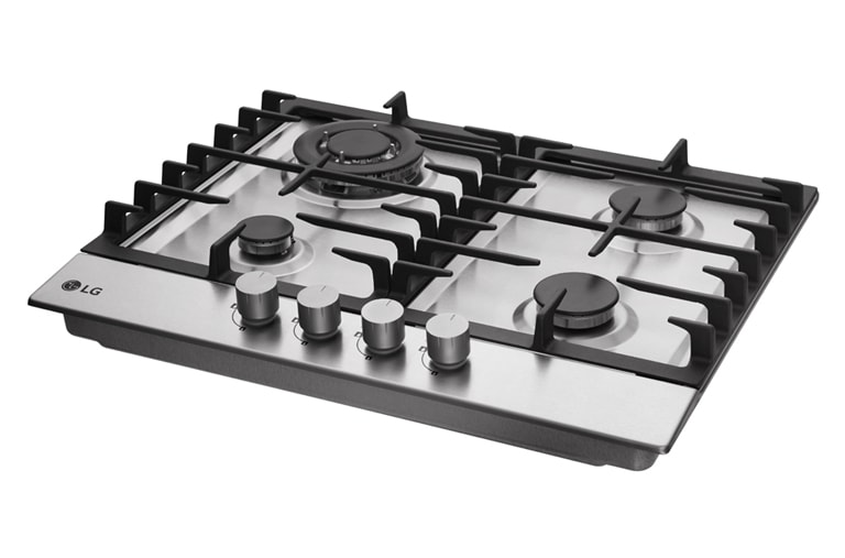 LG Встраиваемая газовая панель LG HU641DAG | 590 x 90 x 510 мм | 4 конфорки | Конфорка с двойным пламенем, HU641DAG, thumbnail 5