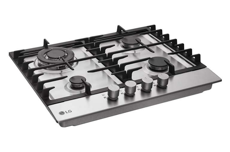LG Встраиваемая газовая панель LG HU641DAG | 590 x 90 x 510 мм | 4 конфорки | Конфорка с двойным пламенем, HU641DAG, thumbnail 4
