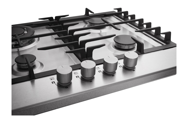 LG Встраиваемая газовая панель LG HU641DAG | 590 x 90 x 510 мм | 4 конфорки | Конфорка с двойным пламенем, HU641DAG, thumbnail 3