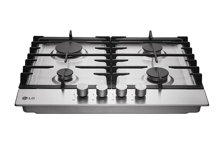 LG Встраиваемая газовая панель LG HU641BAG | 590 x 90 x 510 мм | 4 конфорки | Автоматическое поджигание, HU641BAG, thumbnail 2