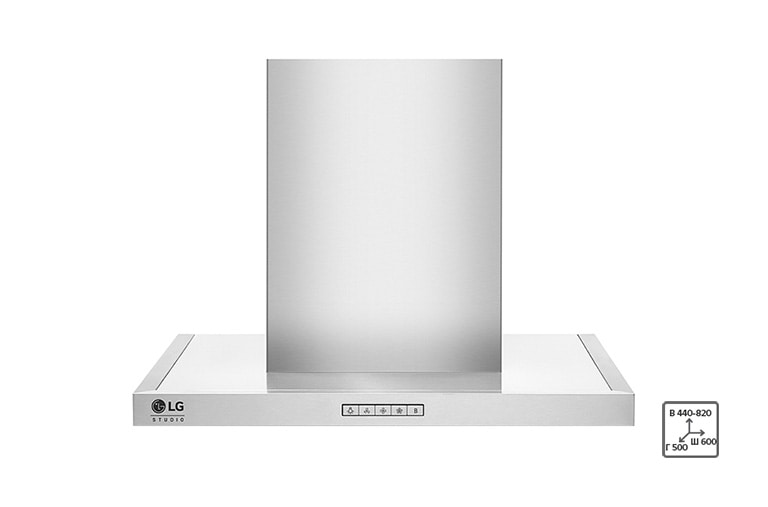 LG Вытяжка LG DCE6601SU | 60 см | 3 режима мощности | Режим «Усиление», DCE6601SU, thumbnail 1