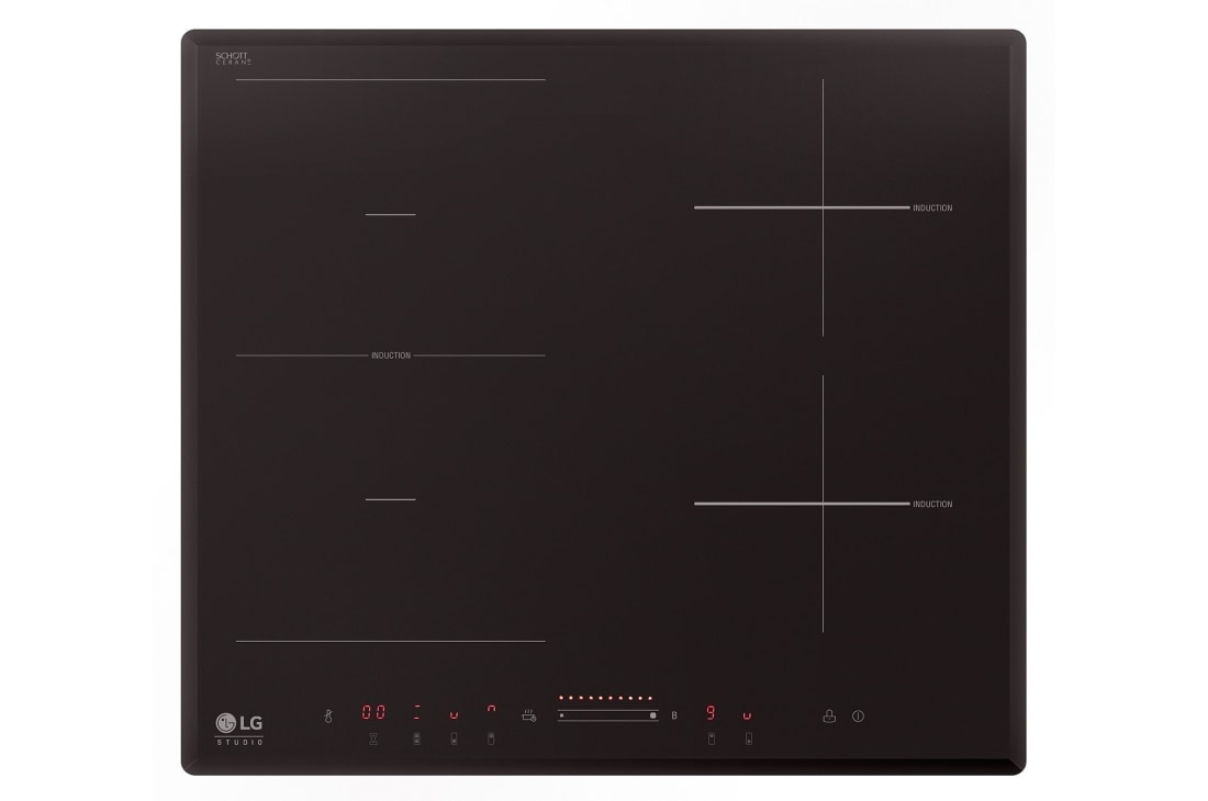 LG Индукционная варочная панель LG HU642VH | 590 x 60 x 520 мм | Сенсорная | 4 зоны нагрева | Функция Power Boost, HU642VH, thumbnail 2