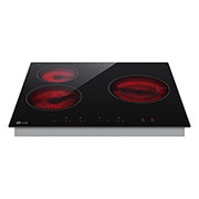 LG Электрическая варочная панель LG CBEZ2413B | 590 x 55 x 520 мм | 3 зоны нагрева | Сенсорное управление, CBEZ2413B, thumbnail 4
