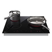LG Электрическая варочная панель LG CBEZ2413B | 590 x 55 x 520 мм | 3 зоны нагрева | Сенсорное управление, CBEZ2413B, thumbnail 5