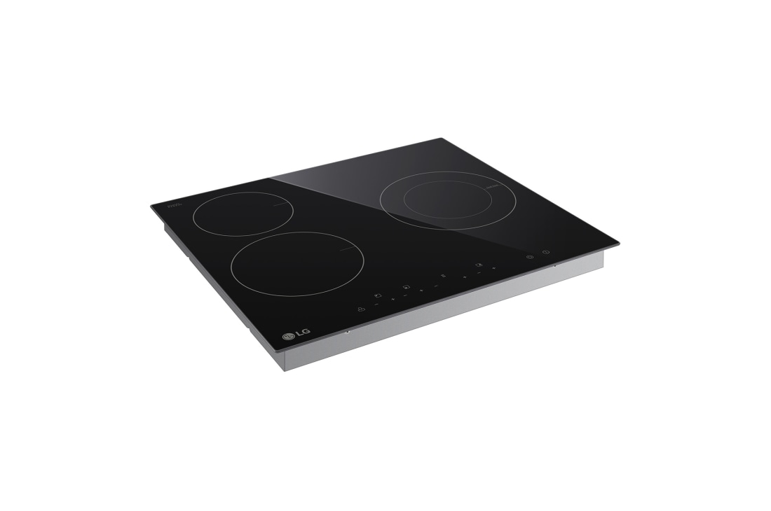 LG Электрическая варочная панель LG CBEZ2413B | 590 x 55 x 520 мм | 3 зоны нагрева | Сенсорное управление, CBEZ2413B, thumbnail 7