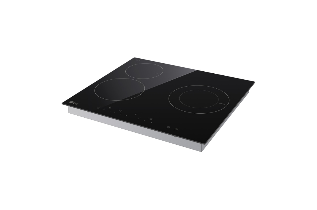 LG Электрическая варочная панель LG CBEZ2413B | 590 x 55 x 520 мм | 3 зоны нагрева | Сенсорное управление, CBEZ2413B, thumbnail 9