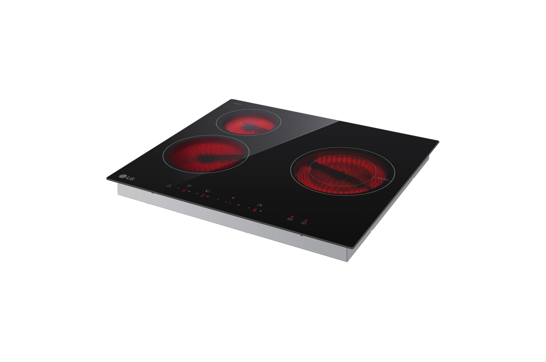LG Электрическая варочная панель LG CBEZ2413B | 590 x 55 x 520 мм | 3 зоны нагрева | Сенсорное управление, CBEZ2413B, thumbnail 10
