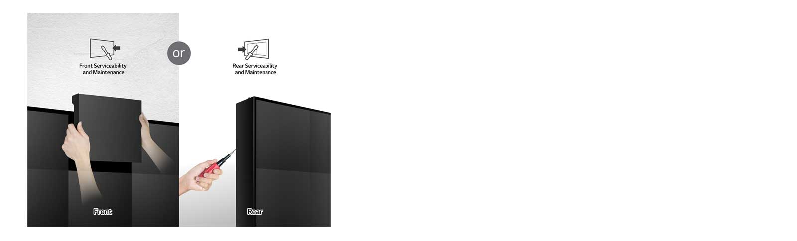 Удобство переднего и заднего обслуживания1