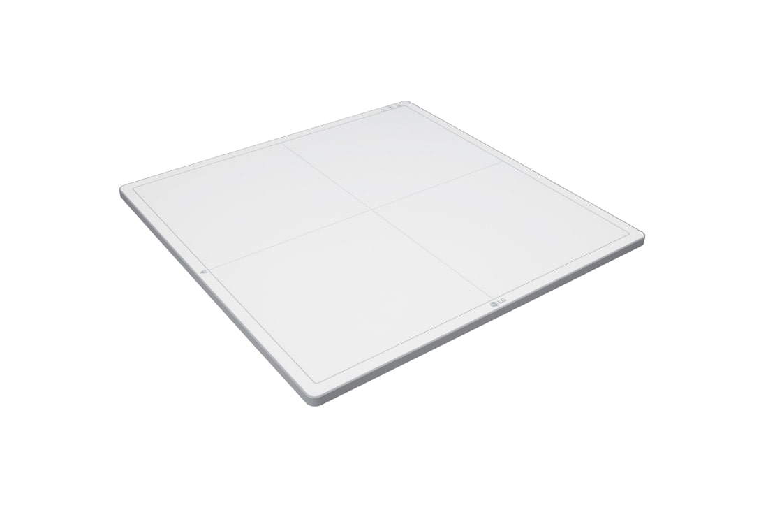 LG Ветеринарный цифровой детектор рентгеновского излучения LG 17HK700G, Перспективный вид сверху цифрового рентгеновского детектора LG 17HK700G в белом цвете, 17HK700G, thumbnail 6