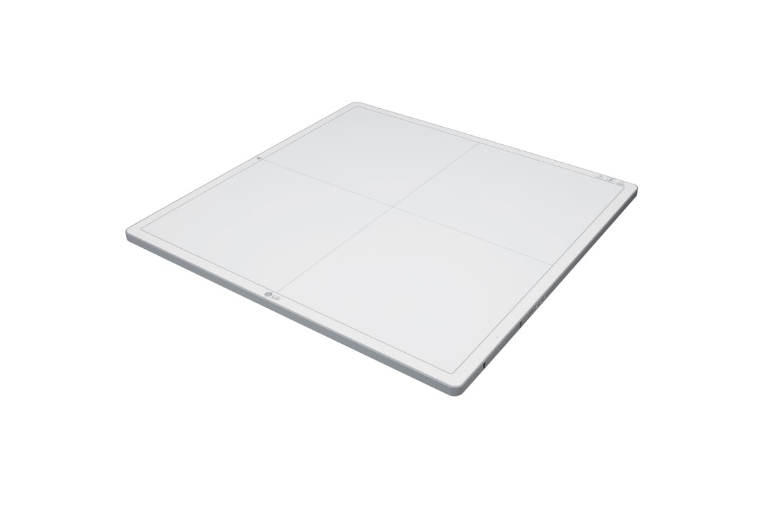 LG Ветеринарный цифровой детектор рентгеновского излучения LG 17HK701G, +15 градусов вид сверху цифрового рентгеновского детектора LG 17HK701G белого цвета, 17HK701G, thumbnail 5