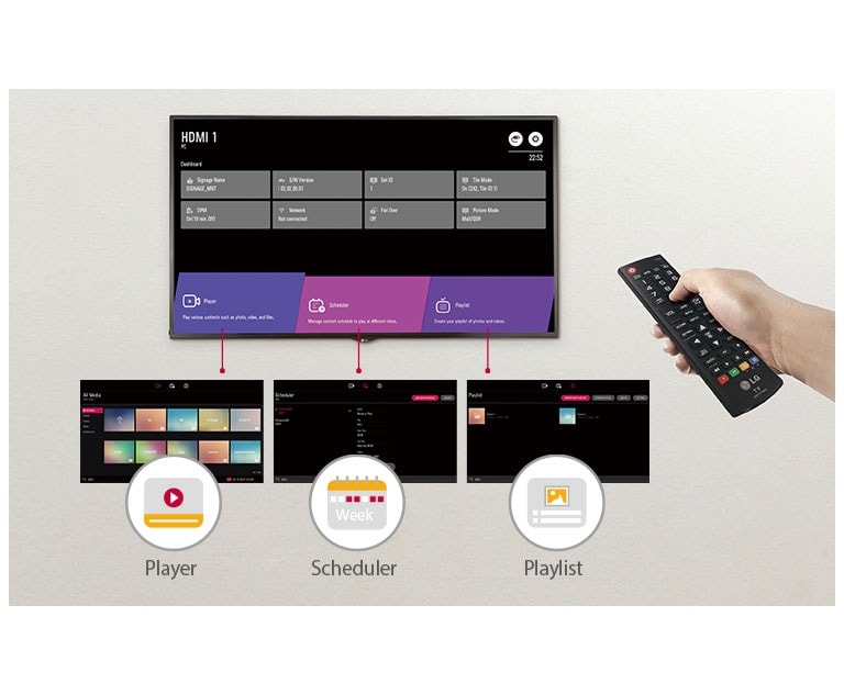 Удобное меню для цифровых вывесок2