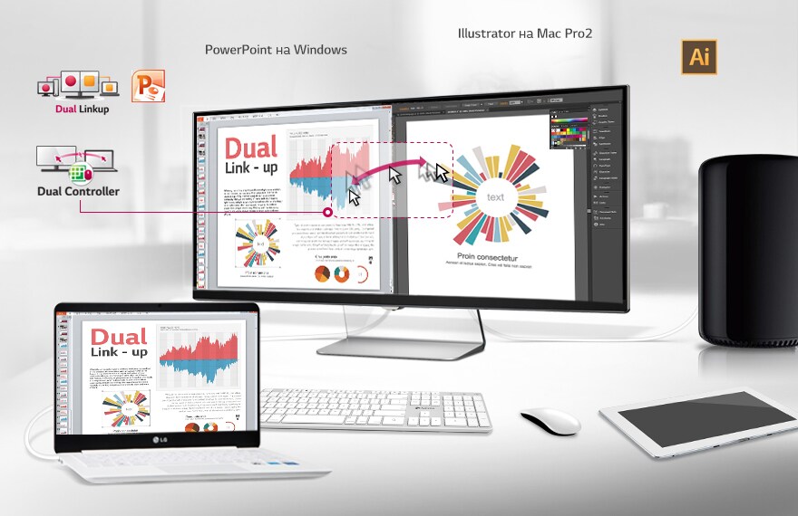 Технологии Dual Link-up и Dual Controller