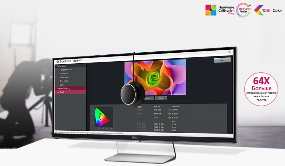 Максимально естественная цветопередача