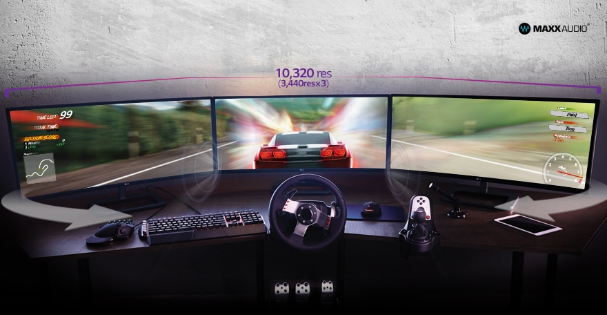 Игровые премущества LG UltraWide