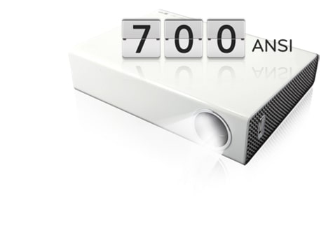 Яркость 700 ANSI лм