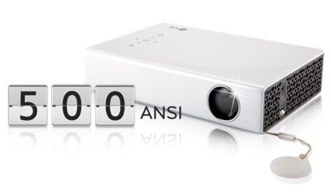 Яркость 500 ANSI лм