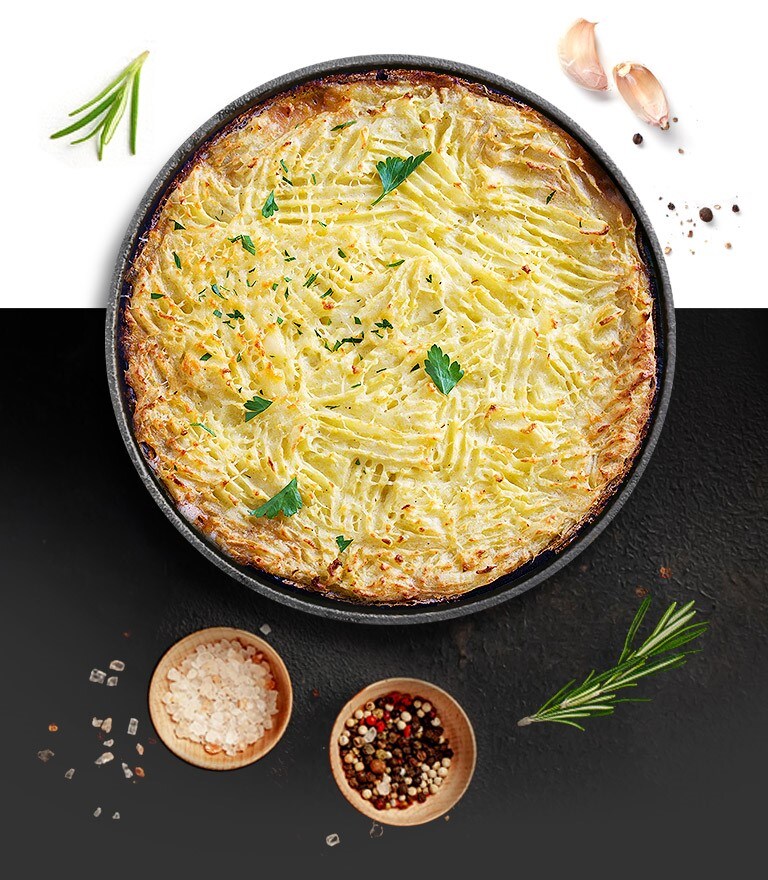 Классический картофельный гратен с сыром