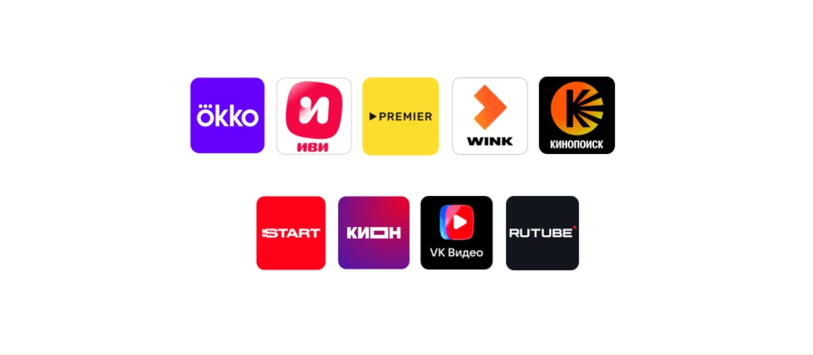 Анимационное последовательное изображение логотипов Netflix, Prime Video, Disney+ и Apple TV+, плавающих над динамичным коллажем популярных телешоу, демонстрирующее доступ к глобальным стриминговым платформам и иммерсивному просмотру с телевизора LG Smart TV.	