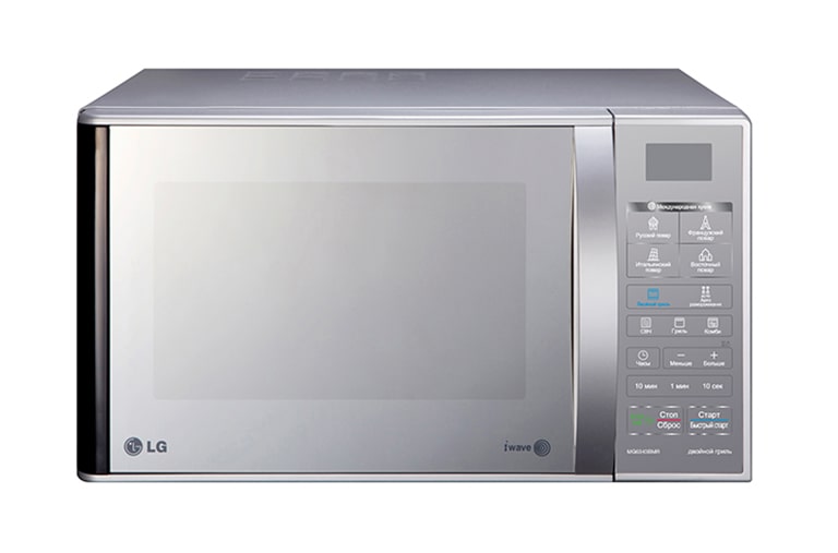 LG Дизайнерская микроволновая печь с двойным грилем, 23 литра, MG6343BMR, thumbnail 1