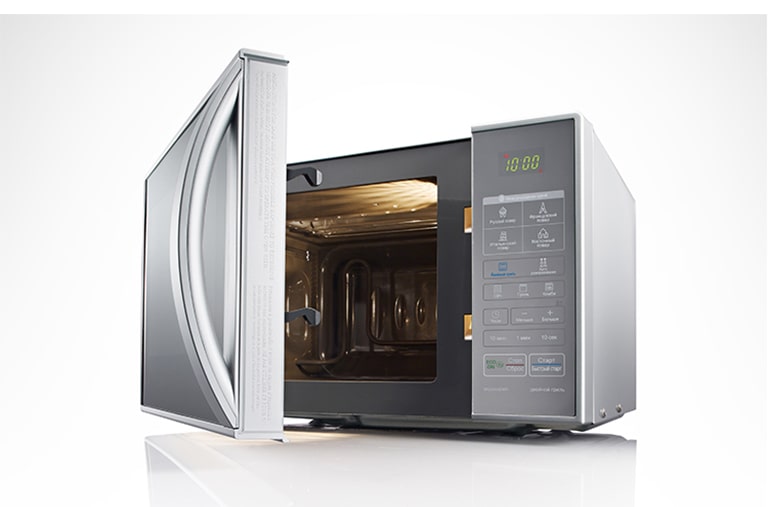 LG Дизайнерская микроволновая печь с двойным грилем, 23 литра, MG6343BMR, thumbnail 6