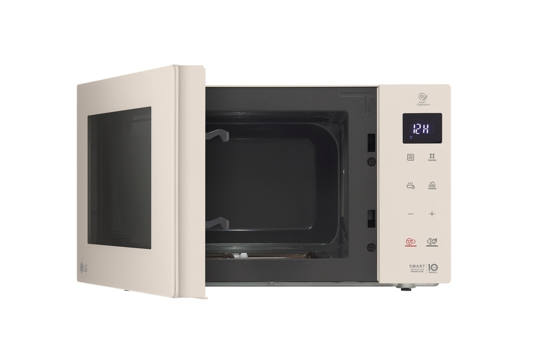 LG Микроволновая печь Соло LG-MS2536GIK | Инверторная | 1000 Вт | 25 л, передний план в перспективе, MS2536GIK, thumbnail 9