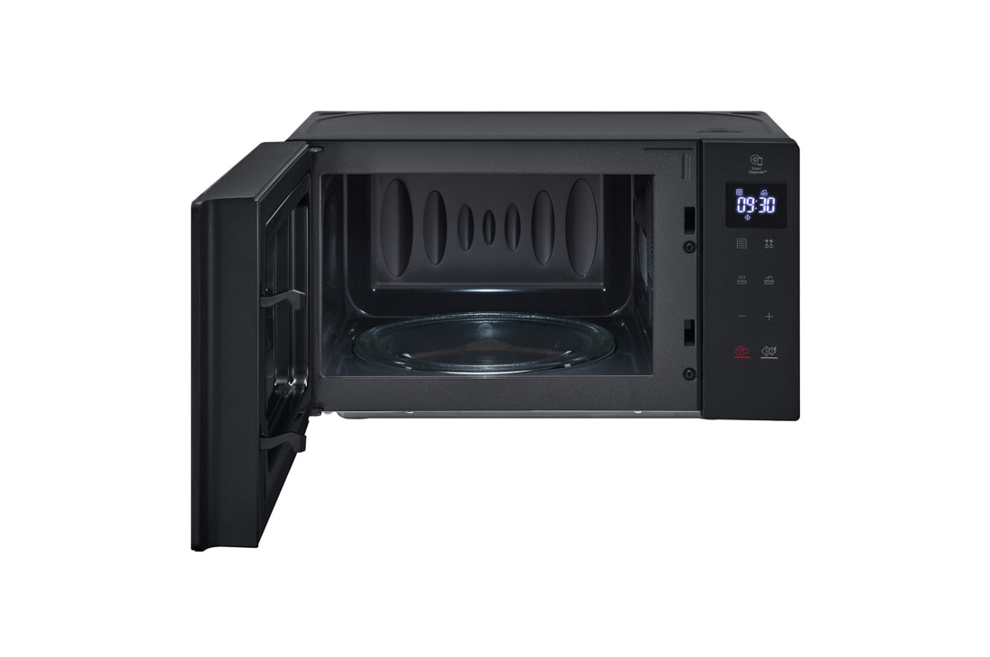 LG Микроволновая печь LG MS2032GAS | 700 Вт | 20 л | Чёрная, Front open, MS2032GAS, thumbnail 11