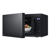 LG Микроволновая печь LG MS2032GAS | 700 Вт | 20 л | Чёрная, Right side open with food, MS2032GAS, thumbnail 5